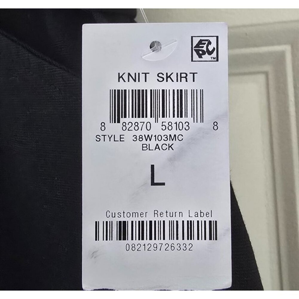 And Now This Women's Button-Front Mini Skirt - Black - Picture 4 of 5